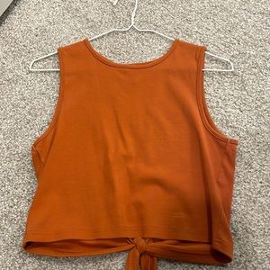 Burnt orange tank top
